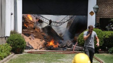 Photo of Impactante incendio en el macrocentro rosarino