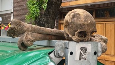 Photo of Encontraron un cráneo y huesos humanos en un contenedor de barrio Abasto