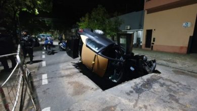 Photo of Un taxi cayó a un pozo de Aguas Santafesinas
