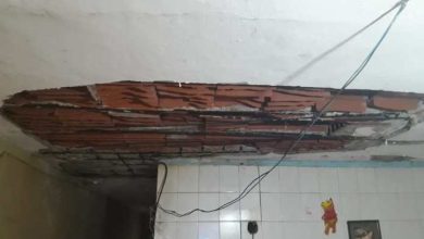 Photo of Se cayó el techo de una casa y la familia se salvó de milagro