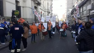 Photo of Concentración y protesta de trabajadores del 107