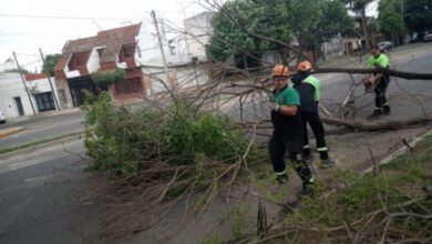 Photo of Complicaciones en Rosario por las fuertes ráfagas de viento