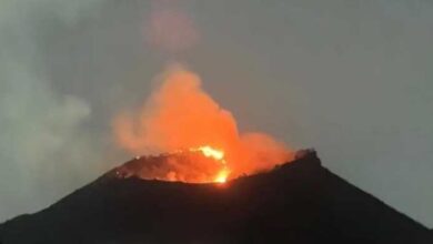 Photo of Preocupación por un incendio en el volcán Xaltepec de México