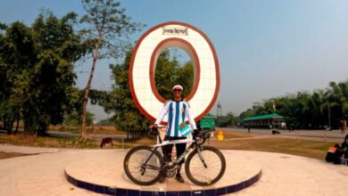 Photo of Un ciclista de Bangladesh recorrió 1003 kilómetros en honor a Messi