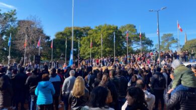 Photo of Reinaguraron la Plaza de las Banderas ante una multitud